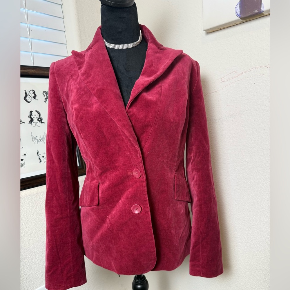 Body by Victoria velvet blazer